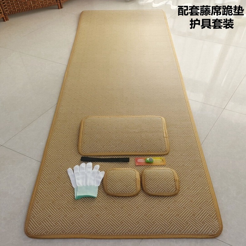 厚くて滑らかな大型礼拝マット、四季通用大型頭部マット、ロングヘッド108、大型礼拝籐草、洗える、家庭用環境に優しい|undefined