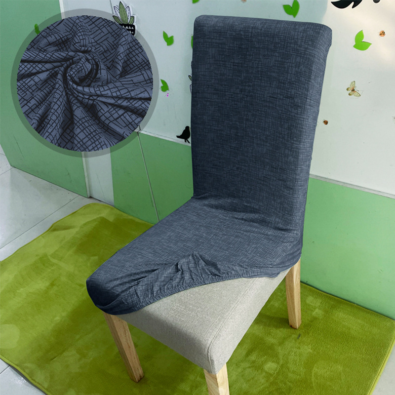 Cubierta de la silla elástica cubierta de la silla integrada familiar cubierta de la silla de comedor moderna simple cubierta de los palillos de Navidad