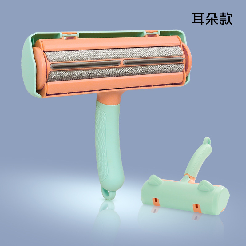 Popular cepillo de rodillo de eliminación de pelo para mascotas alfombra sofá limpiador de eliminación de pelo de perro Dispositivo de pegado de pelo de gato artefacto de succión