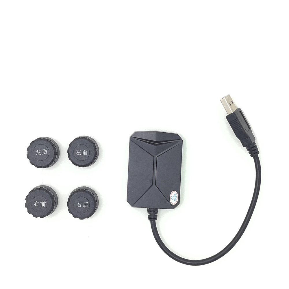 Cross-Border Android Navigation Car USB Tire Pressure Monitoring System Tpms Internal and External Wheel Temperature Detection