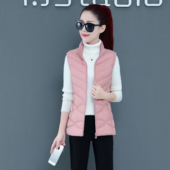 Chaleco Corto de Algodón para Mujer, Primavera y Otoño 2025, Versátil, Ajustado, Prenda Exterior Moderna, Talla Grande image 10