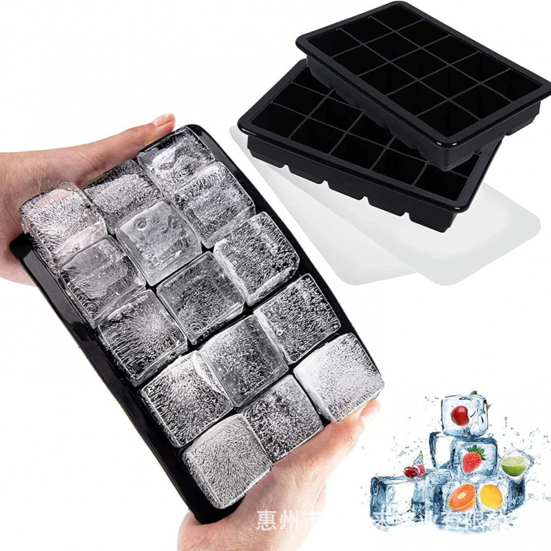 15 squares [without hook] stackable [Morandi black] platinum thickened organic s…