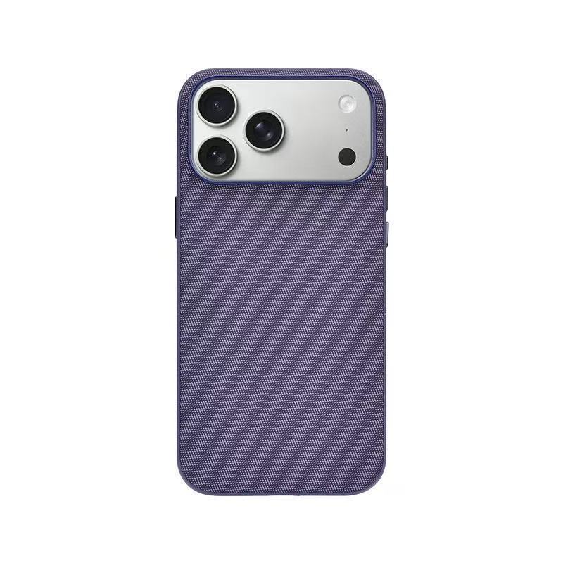 科技织物适用苹果iPhone17Promax/17pro手机壳彩色弹窗磁吸壳防油