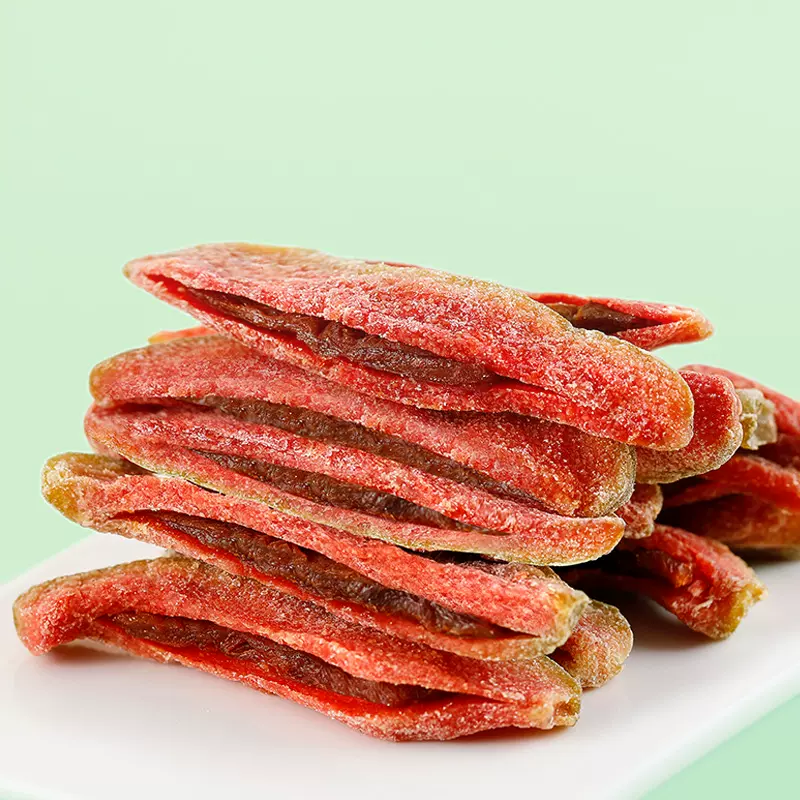 大川食品工厂芭乐夹心梅子厚实果干恒温烘烤即食休闲零食散装发批