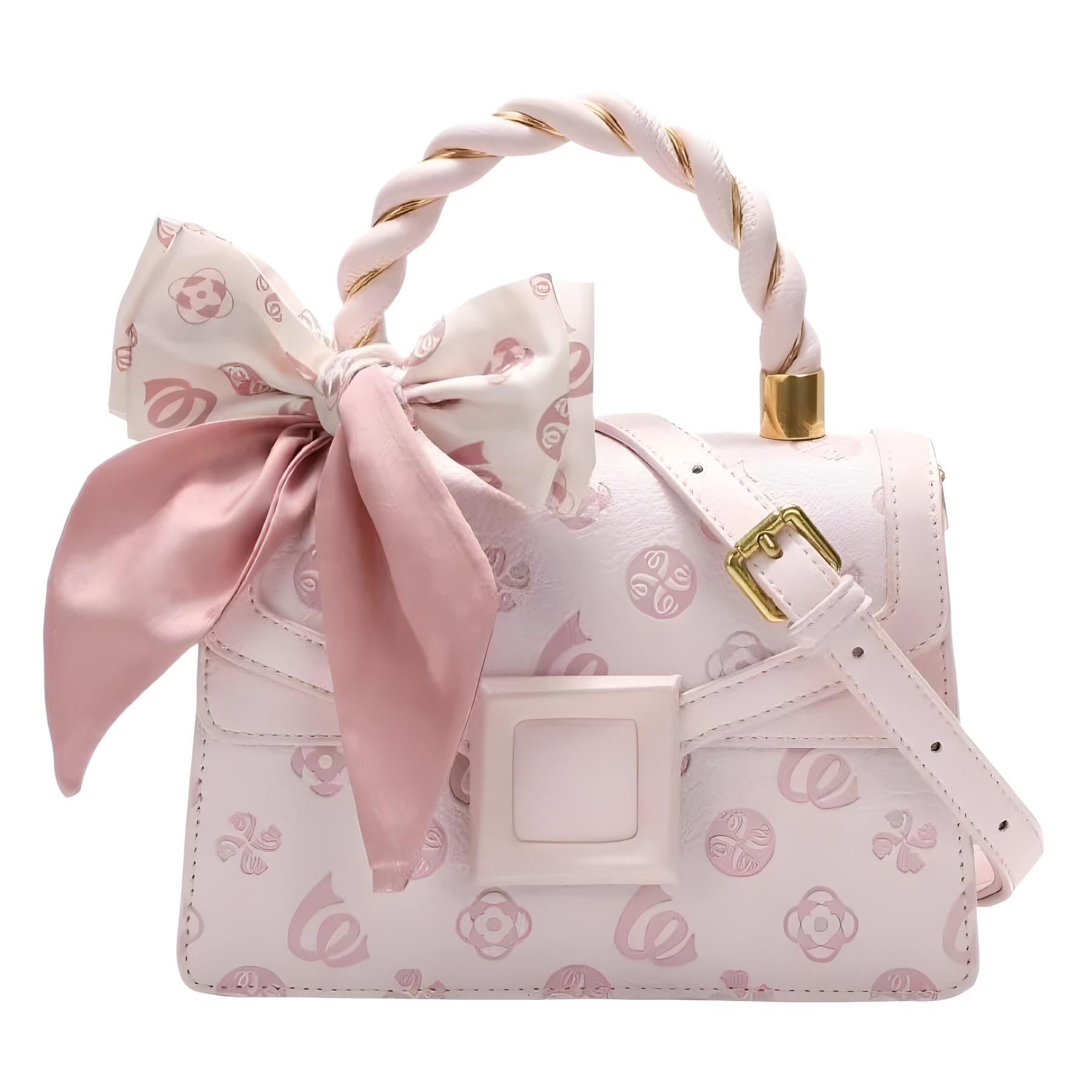 Borsa a tracolla rosa per donna borsa a spalla stile lusso_voghion.com