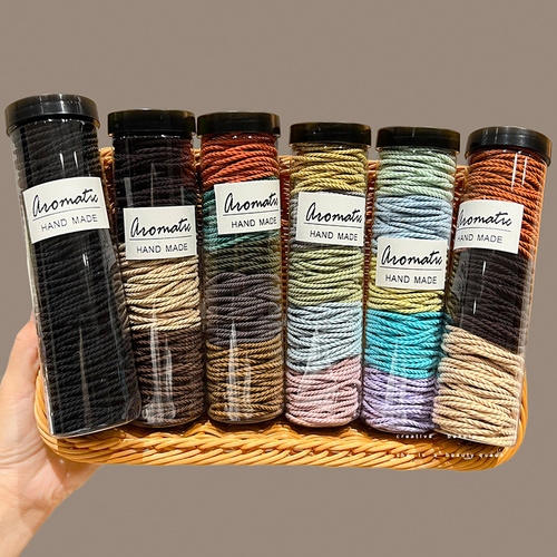Black high-elasticity and durable rubber band women's simple temperament hair tie  new leather sheath hair rope