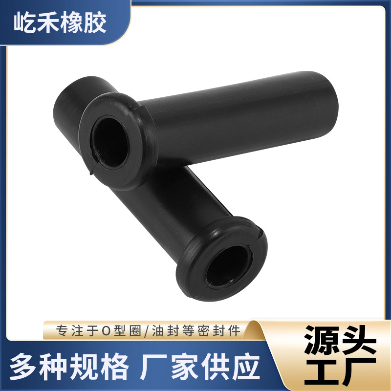 NBR橡胶穿线胶套橡胶电线保护套环通孔护线电源线长管空心出线环