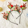 Europe and America Sen family Christmas Antlers Head hoop Luminescence band Lampholder Elk Hair hoop Card issuance children Hairdressing wholesale