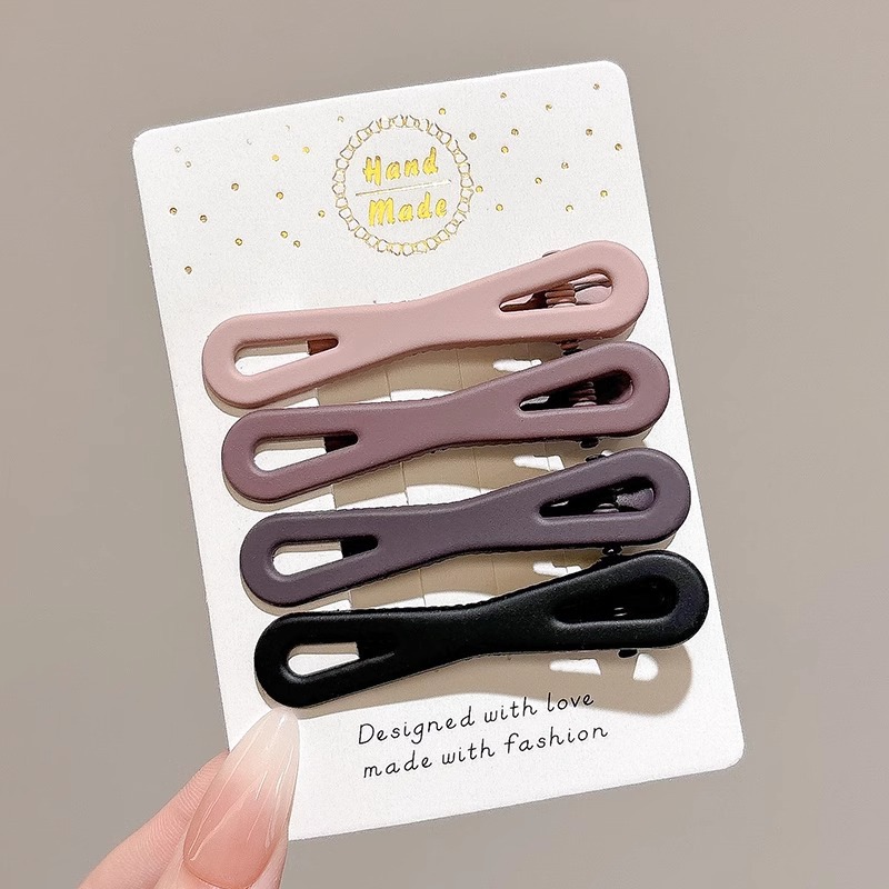 Meilad clip de cabello simple clip de una palabra 2025 nuevo clip de cabello de alta calidad maquillaje sin marcas lateral clip de frangeo adornamiento para el cabello