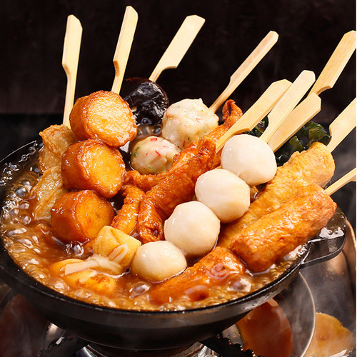 Kanto Mochi Skewers Disposable Bamboo Skewers Household Pack Iron Skewers for Barbecue with Handles Direct Manufacturer Supply