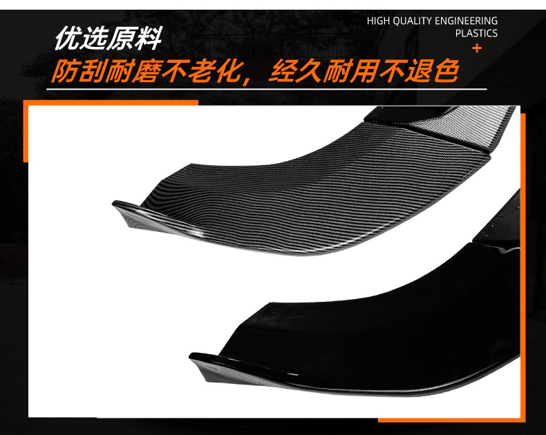 Suitable for Audi Q3 F3 Sportback 2019+ Rear Lip Spoiler Surround Cross-Border Modification