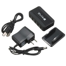 USB2.0立式7口hub 一拖七带底座hub分线器 7口hub集线器带电源