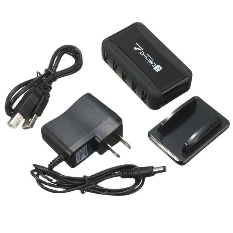 USB 2.0 вертикальный 7 USB-хаб, хаб-лимит, семь портов, хаб с питанием