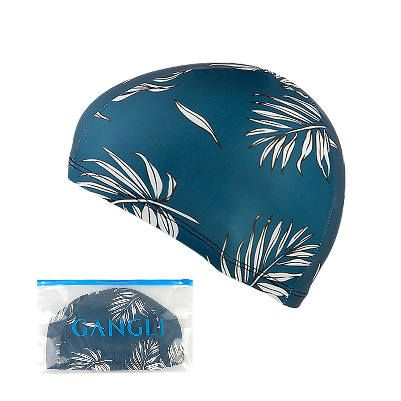 Gorra de natación adulto poliéster nylon unisex talla grande