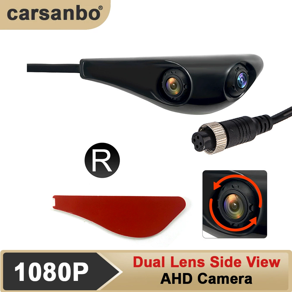 Punch-free binocular blind zone front and rear integrated aviation head left and right side blind zone CMS electronic rearview mirror camera