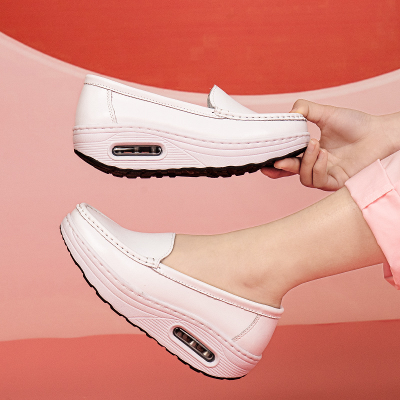 Leather soft heel
