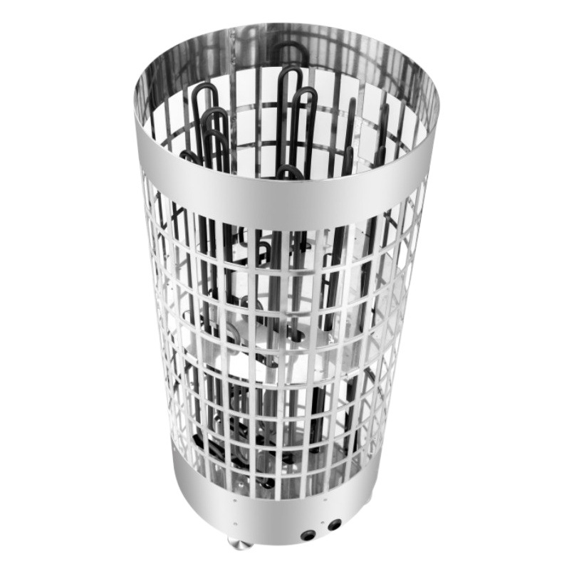 Fábrica nueva sala de sauna equipo redondo sauna estufa de acero inoxidable calefacción eléctrica sauna de vapor seco sudor equipo de vapor