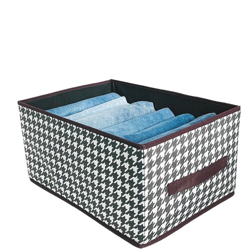 Household Storage Box for Clothes, Pants, Drawer-style Fabric Organizing Storage Cabinet with Layered Design, Storage Basket