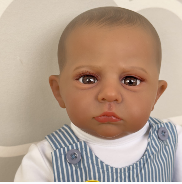 60cm simulación bebé reborn muñeca hecha a mano exquisita pintada image 5