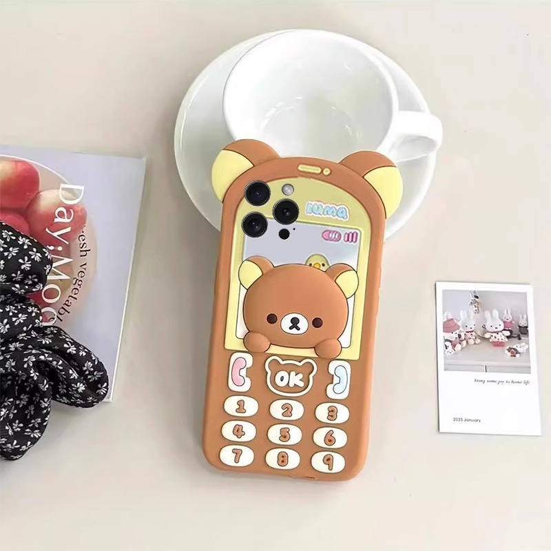 轻松熊大哥大适用苹果16promax手机壳可爱iPhone17pro可爱15/14pm|undefined