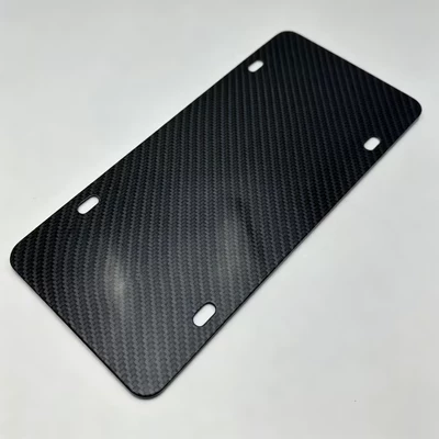 Carbon Fiber Texture License Plate Frame, License plate holder/license plate holder