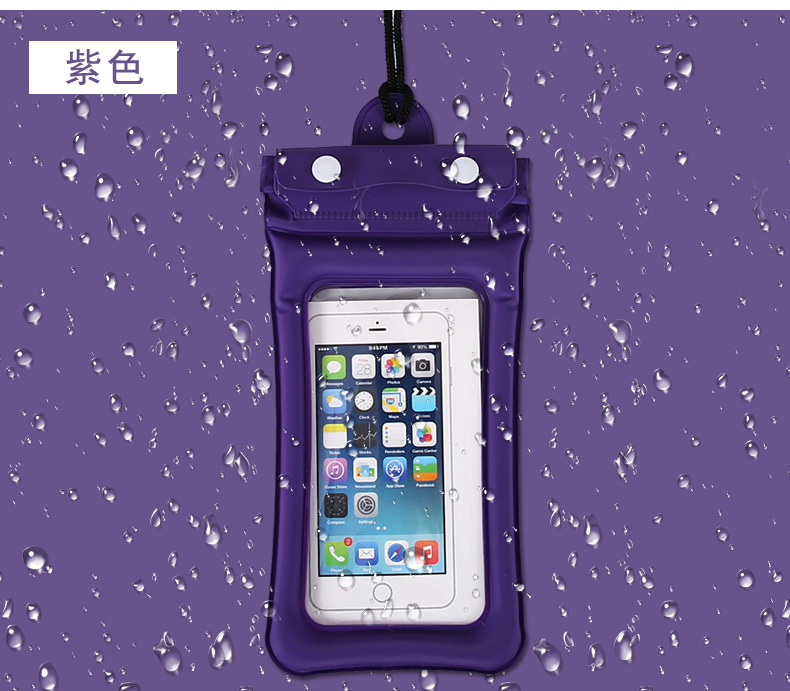 フローティングエアバッグ透明pvc携帯電話防水袋漂流ビーチ防水袋卸売りタッチパネル携帯電話防水カバー|undefined
