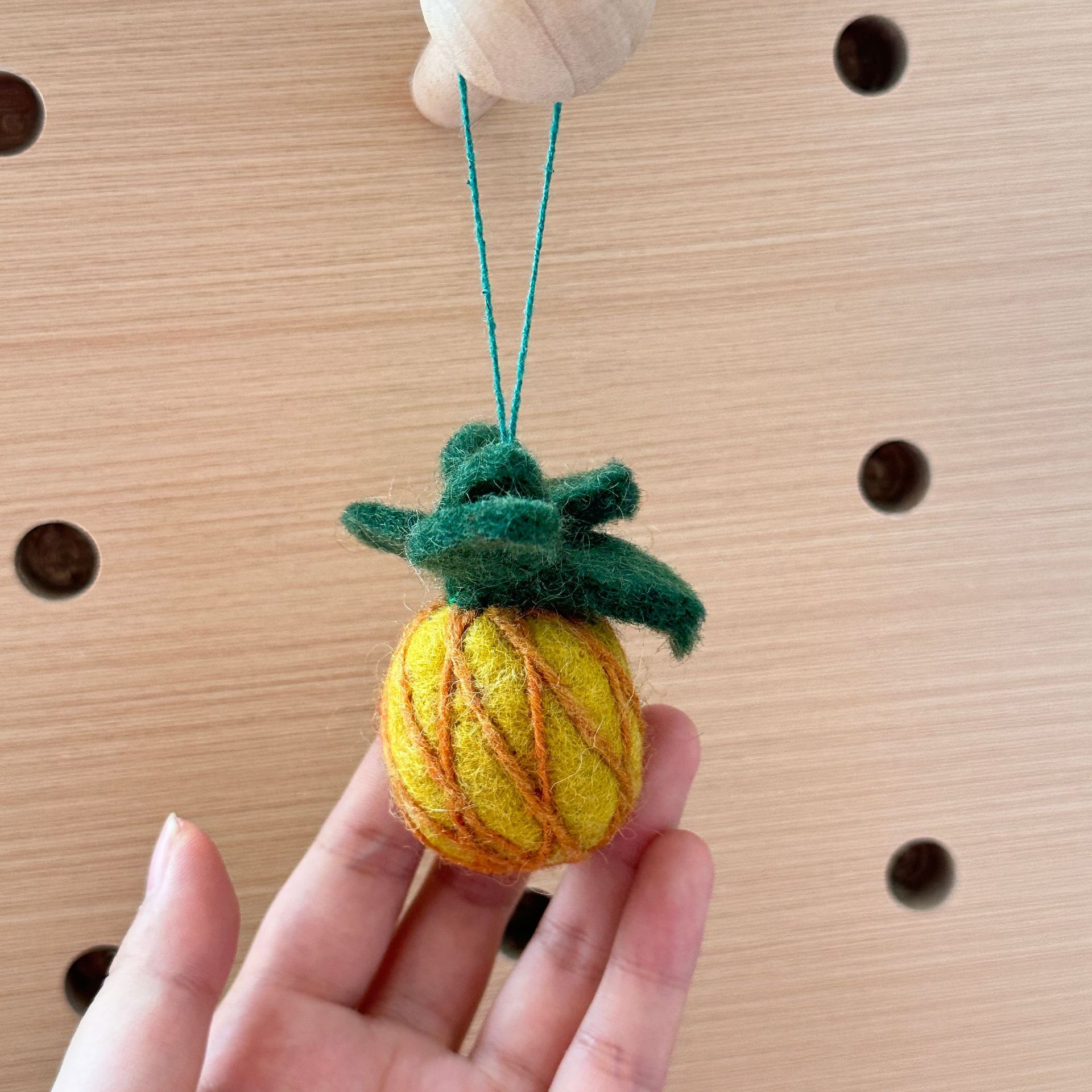 100g Weight Bag Pendant, Keychain Classification 1 Piece Quantity Holiday, Daily Occasion wool felt Material Fruit, Vegetable Pattern Cute Style 1 Piece Cute Fruit Vegetable Wool Felt Bag Pendant Keychain 40