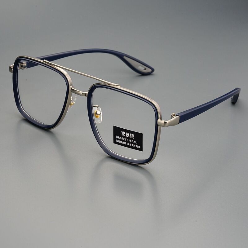 25 Cross-Border New Square Double-Beam Punk Style Color-Changing Glasses Driving Sun Protection High-Definition Fishing Pilot Color-Changing Glasses 25 Cross-Border New Square Double-Beam Punk Style Color-Changing Glasses Driving Sun Protection High-Definition Fishing Pilot Color-Changing Glasses