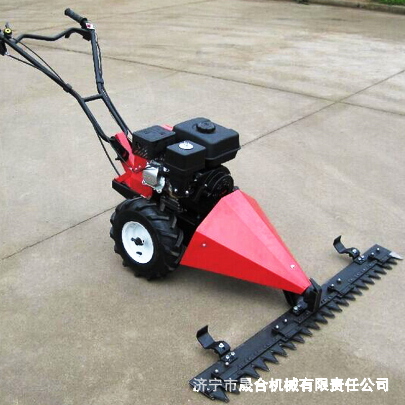 小型手推式汽油剪草机 农用荒地割草机120宽割幅