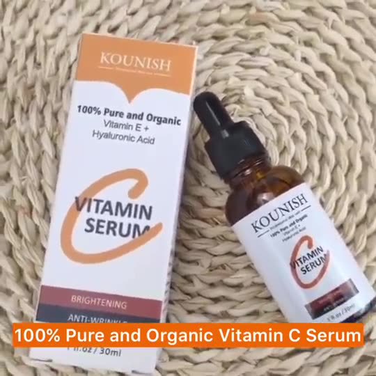 Cross-Border Export Facial Skin Care Essence Vitamin C Original Solution to Brighten Skin Tone and Shrink Pores Vc Essence