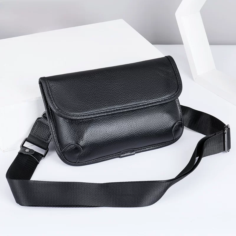 Leather small bag, shoulder bag, one-shoulder bag, genuine leather, cowhide, high-end