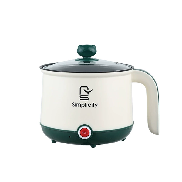 1.8L olive green single-layer stainless steel inner liner without gifts, can not be fried and fried