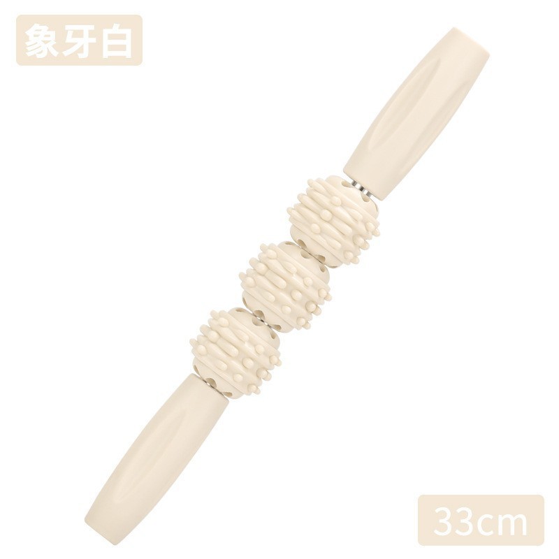 Three rounds of ivory white