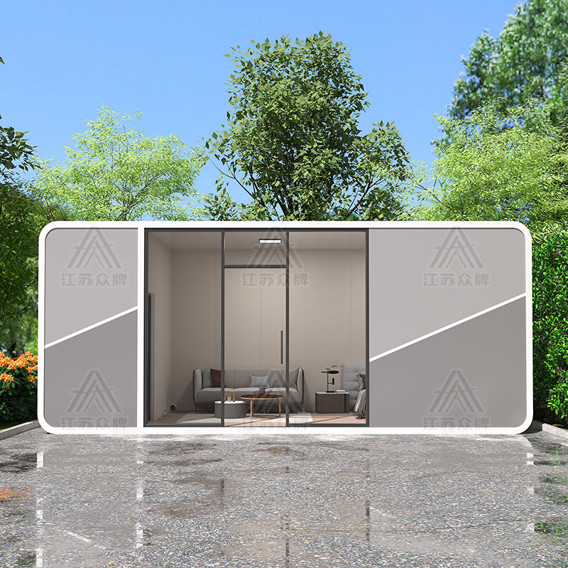 Casa de familia cápsula espacial Casa de familia Cabina de Apple Casa móvil Hotel al aire libre Casa de cielo estrellado Oficina Contenedor móvil Microalojamiento