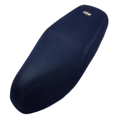 Suitable for Qingqi Suzuki Motorcycle Uy125 Seat Cushion Cover Pedal Uu125 Sun Protection Insulation Pad Breathable Mesh Seat Cover (Motorcycle cushion) - blue-and-black-bee-thick-mesh-seat-cover-uy125