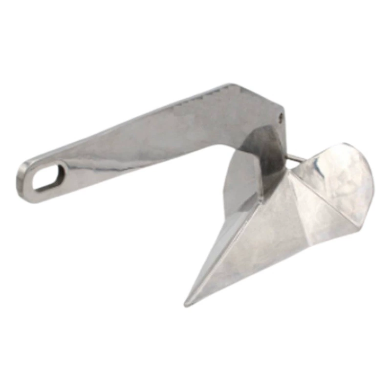 Морской большой коготь Якорь 18LB Аппаратные аксессуары треугольный Якорь Яхта якорь из нержавеющей стали большой захват Якорь Яхта треугольник якорь
