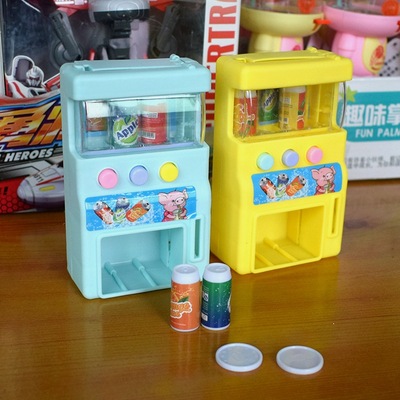 novel Mini Drinks Vending machine Play house Pocket Vending machine Toys kindergarten gift Cross border Source of goods