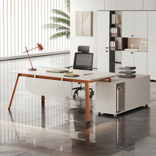 Manager Desk Supervisor Office Desk President Executive Desk Simple Modern Computer Desk and Chair Combination New Style