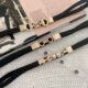 Black Elastic Small Belt Fine Elastic Decorative Dress Shirt Fashion Elegant Pearl Buckle Belt for Women