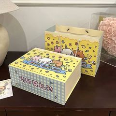 大号长方形礼品盒子ins风生日礼物包装盒磁吸盒精美小狗加厚盒