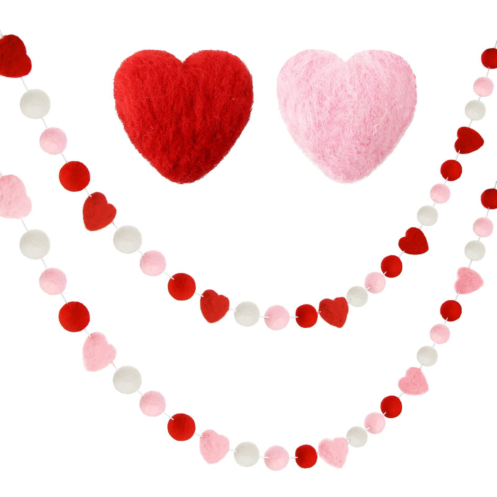 Cross-Border Hot-Selling Valentine's Day Small Gifts Felt Pendants Home Valentine's Day Venue Layout Props Wedding Decoration