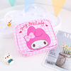 Cute Kuromi jade cinnamon girl heart sanitary cotton aunt cotton scarf bag, convenient debris makeup bag storage party bag