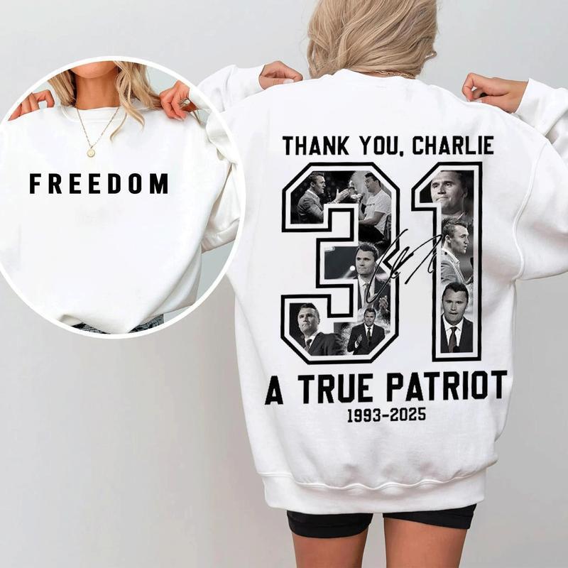 【跨境欧码】[Made in USA] Freedom Charlie Kirk Sweatshirt|undefined
