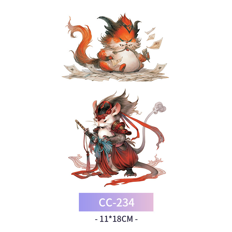 Transfronterizo en stock al por mayor de halloween colorido mariposa tatuaje pegatinas simulación sangrienta cicatriz pegatinas divertidas pegatinas impermeables