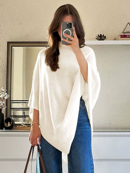 Amazon Foreign Trade Cross-Border Women's Solid Color Loose Elegant Fashion Versatile Woolen Shawl