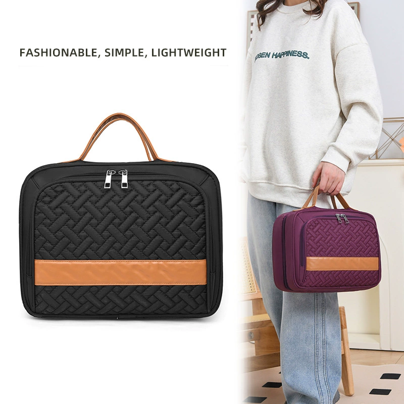 Сумка для хранения туалетных принадлежностей, нитки для вышивания в европейском и американском стиле, новая сумка для ванны, косметичка для мамы, разделение сухих и влажных вещей, дорожная сумка для деловых поездок