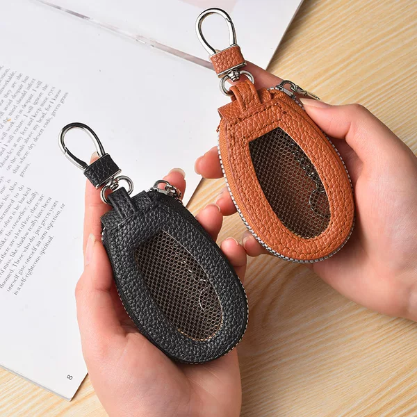 Cross-Border Car Key Case, Simple Men's Sunroof Button Universal Key Case, Women's Korean Style Key Storage Bag