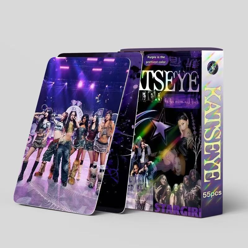Cadena total, una gran cantidad de stock, 55 hojas de tinta BT SK IVE ATEEZ KPOP, estrellas coreanas alrededor de LOMO