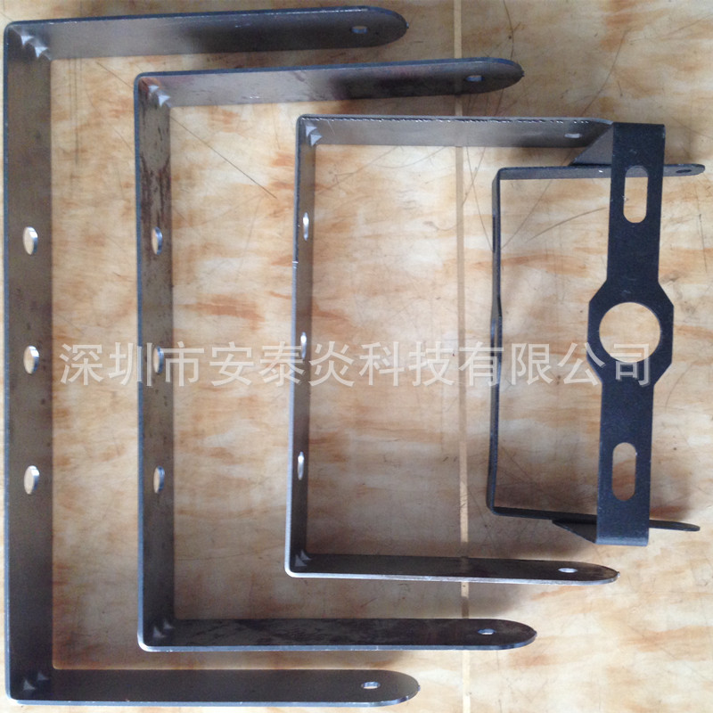 定制LED投光灯130W不锈钢支架五金冲压件加工 表面喷油烤漆放腐蚀