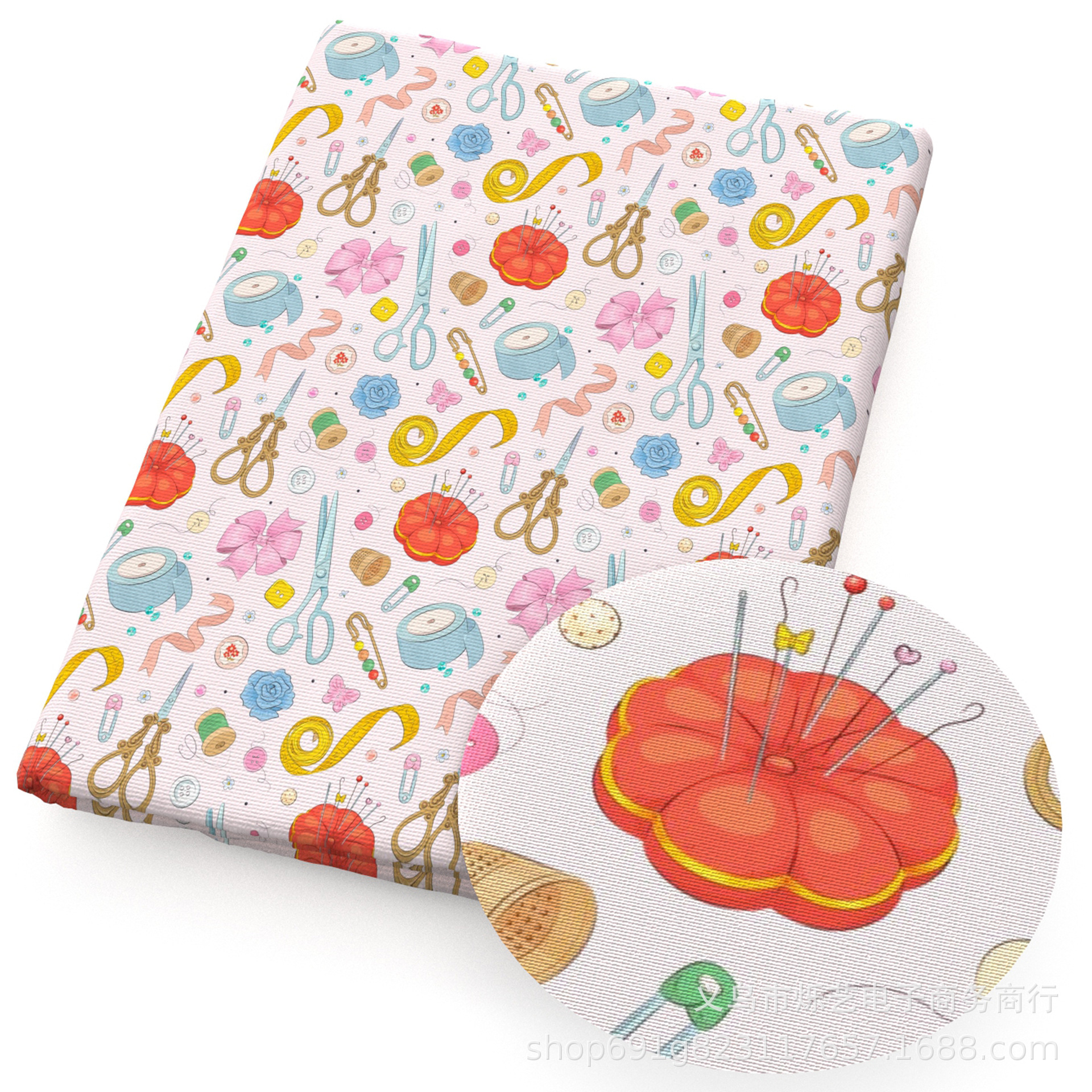 100% cotton, 50*145cm continuous-19